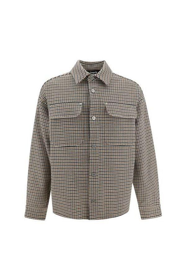 CHECK BACK LOGO OVERSHIRT MULTICOLOR OFF