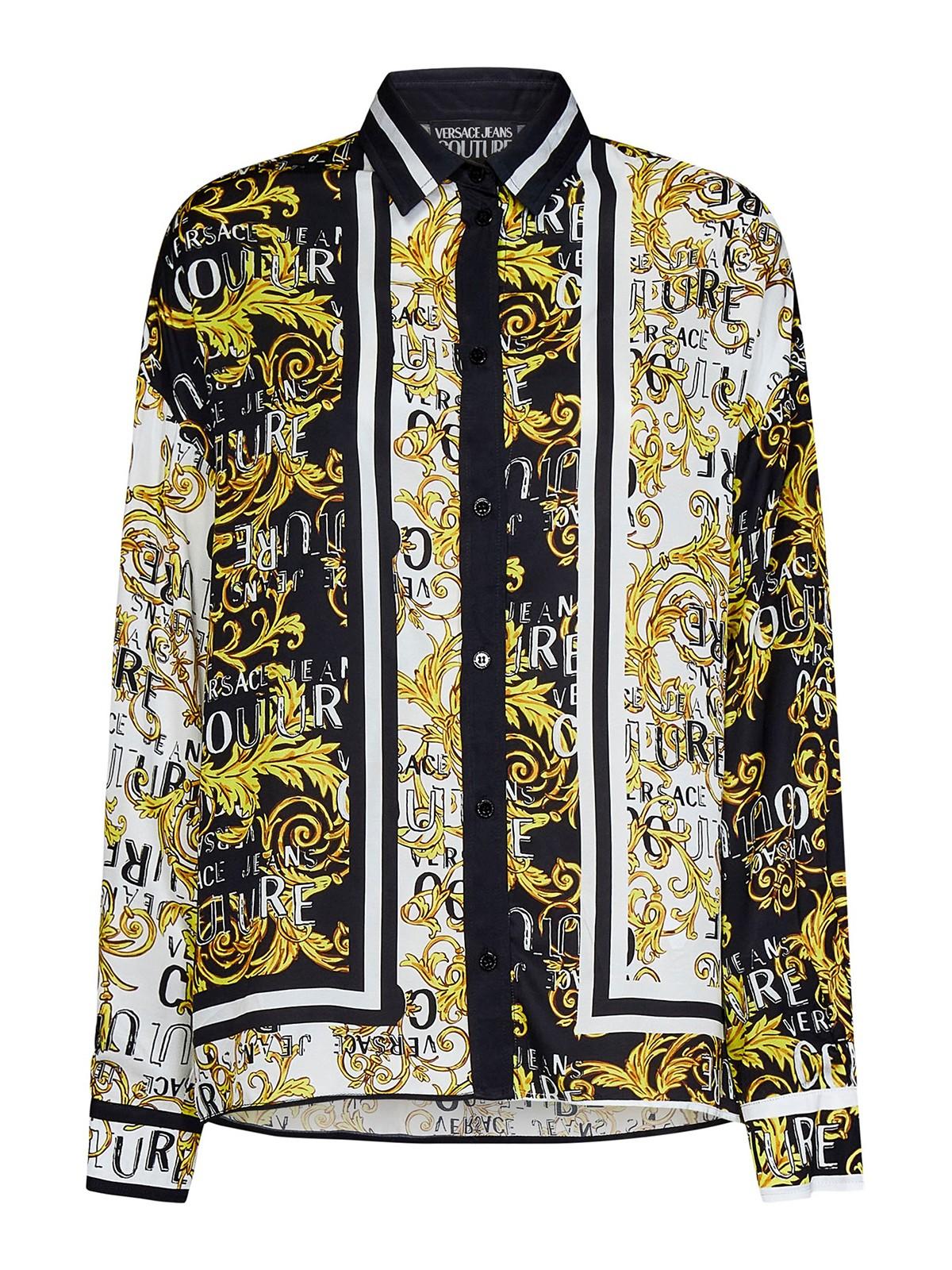 SHIRTS TWILL PANEL LOGO COUTURE