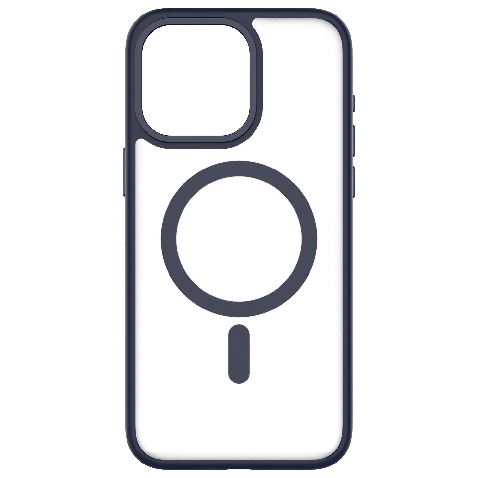 HYBRID SOFT avec SNAP (Magsafe) iPhone 15 Pro Max Minuit