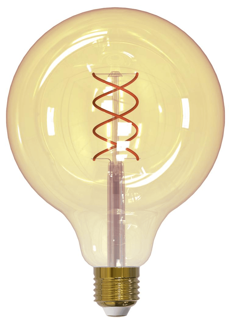 Pack de 5 Ampoule LED G125 4-40w E27-SF-LIC 265LM Amber 2200K