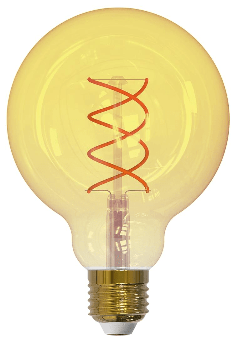 Pack de 5 Ampoule LED G95 4-40w E27-SF-LIC 265 LM Amber 2200K