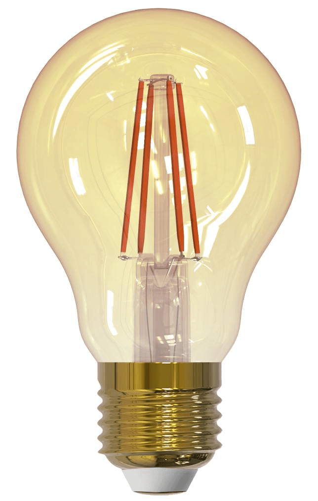 Pack de 10 Ampoule LED A60 4-40w E27 -F-LIC 320LM Amber 2200K