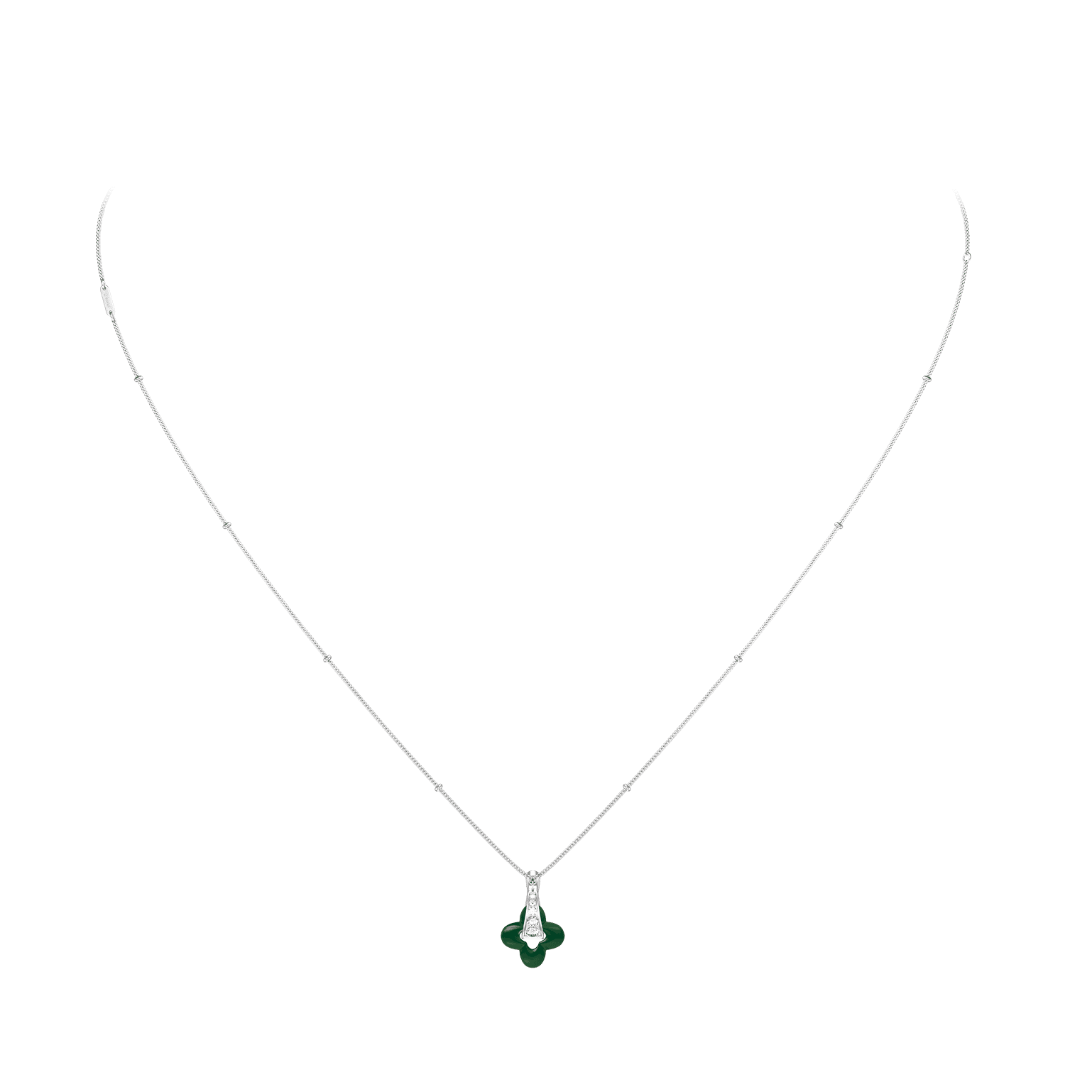 Collier Silver Clover