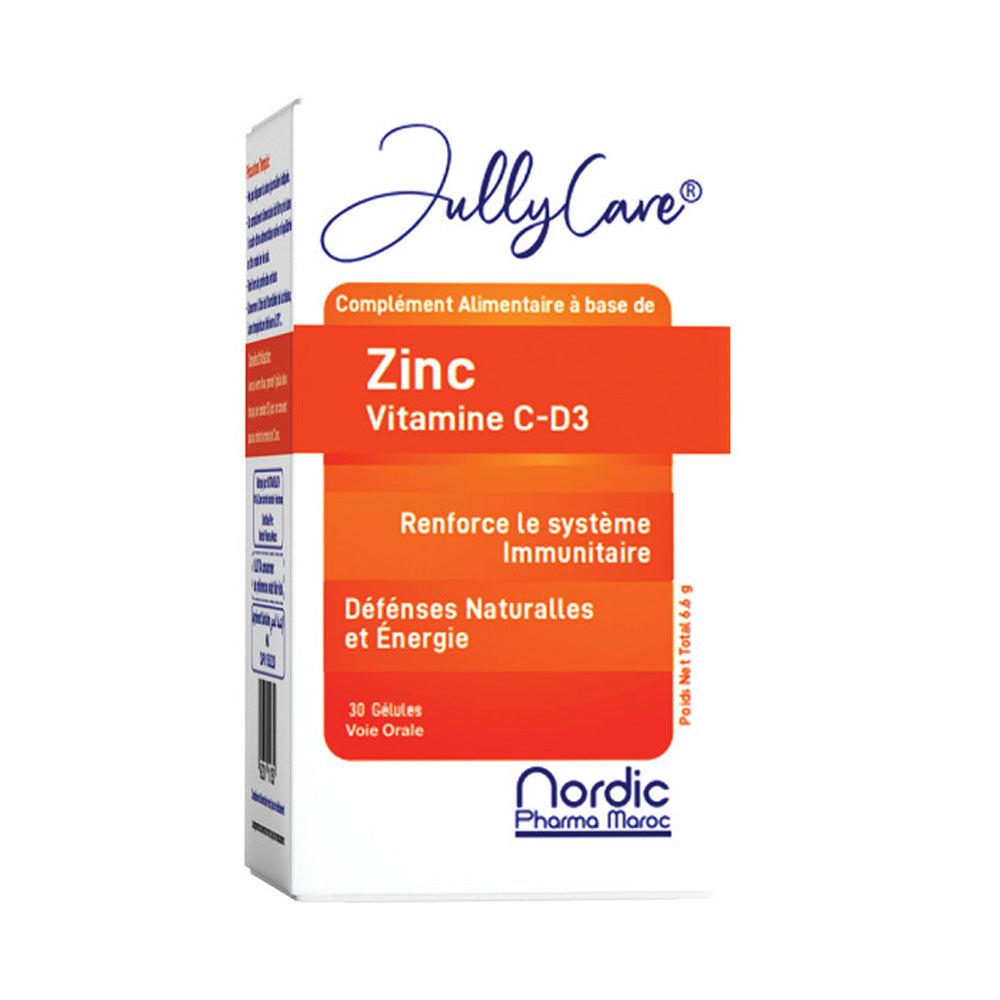 Zinc Vitamine C-D3 30 Gélules