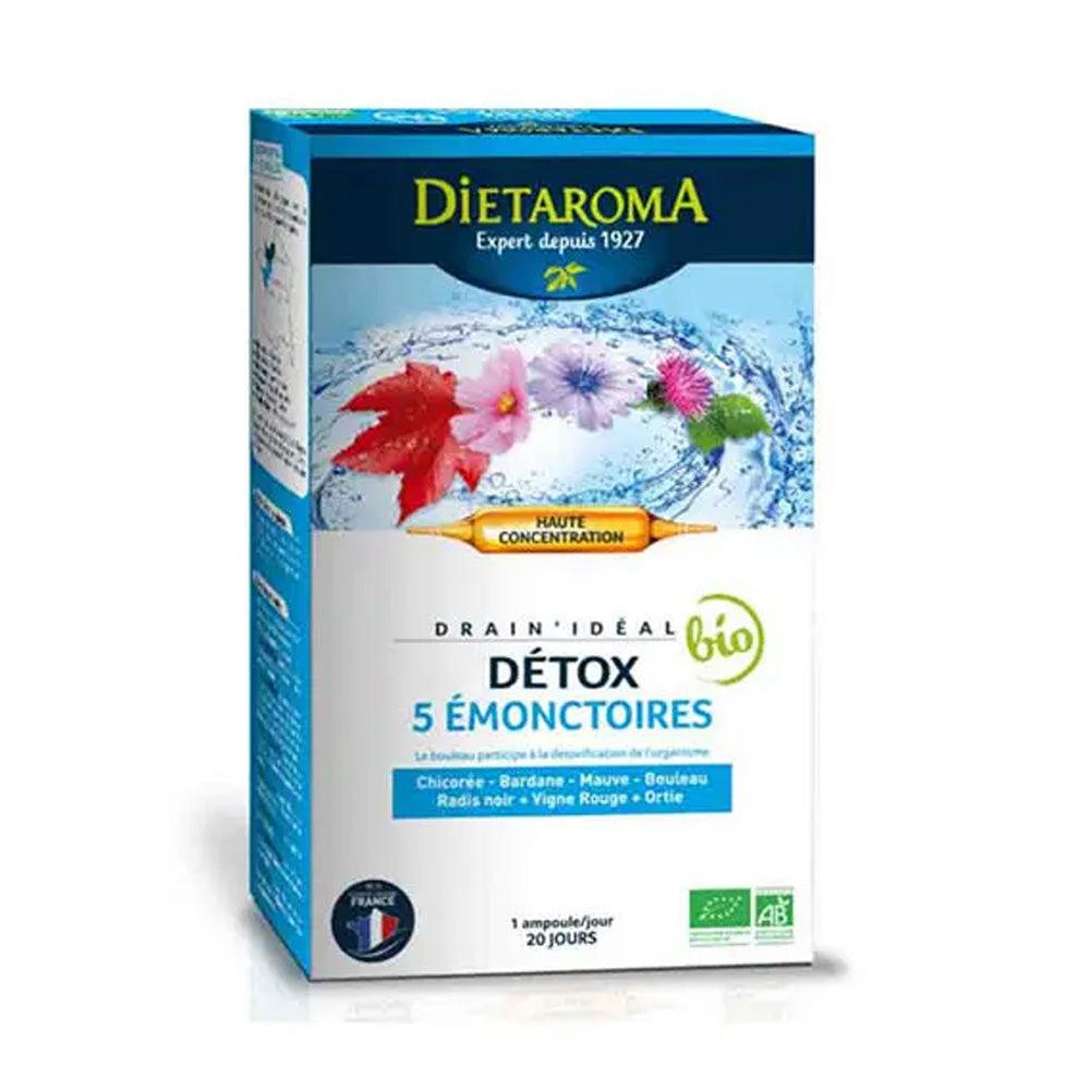 Detox 5 Émonctoires 20 Ampoules × 15ml