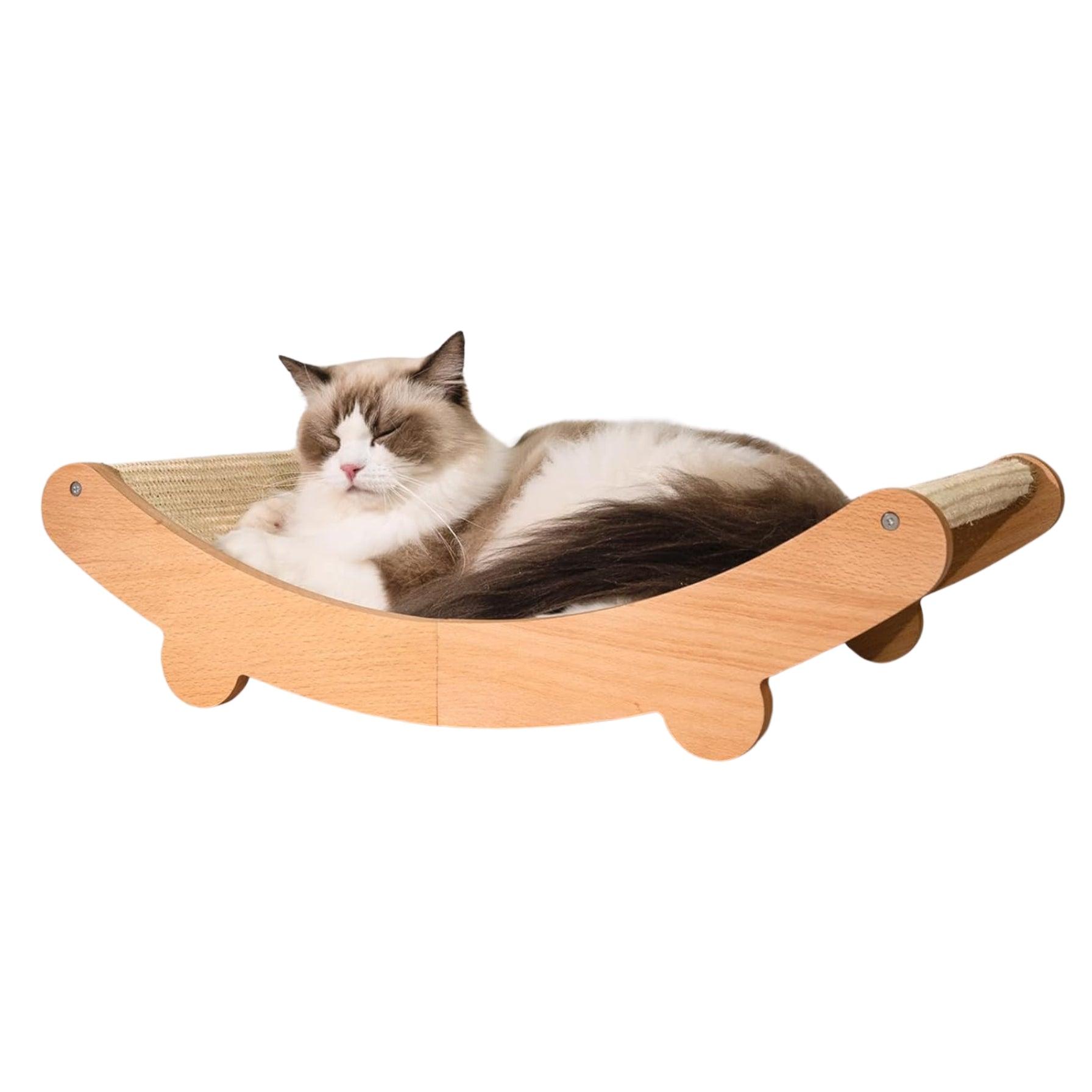 Sisal Cat Scratcher Bed – Scratching Pad & Hammock for Indoor Cats