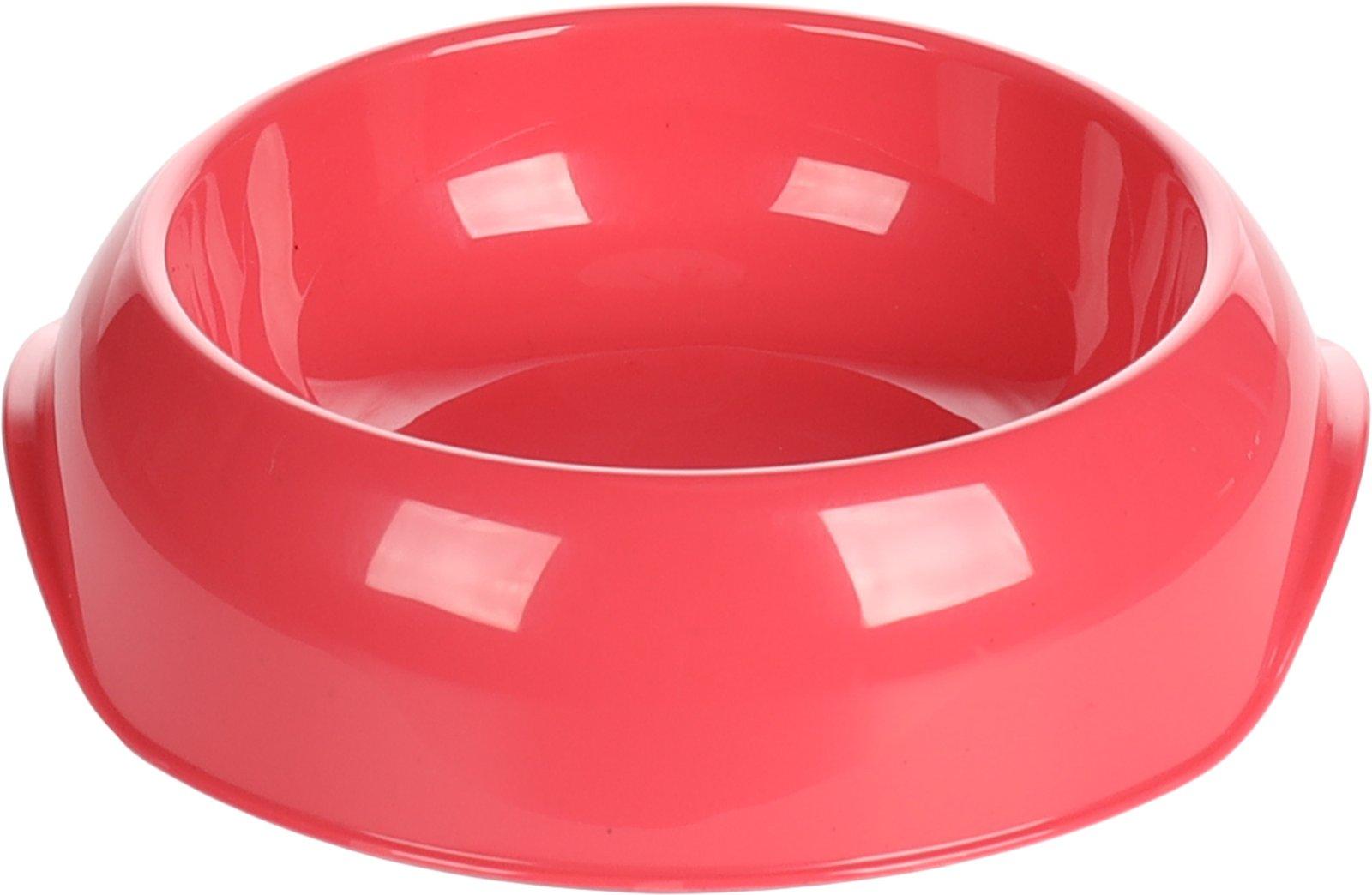 GAMELLE POUR LA NOURRITURE ET L'EAU MUK ROUGE CORAIL ROND 380ML / 523020