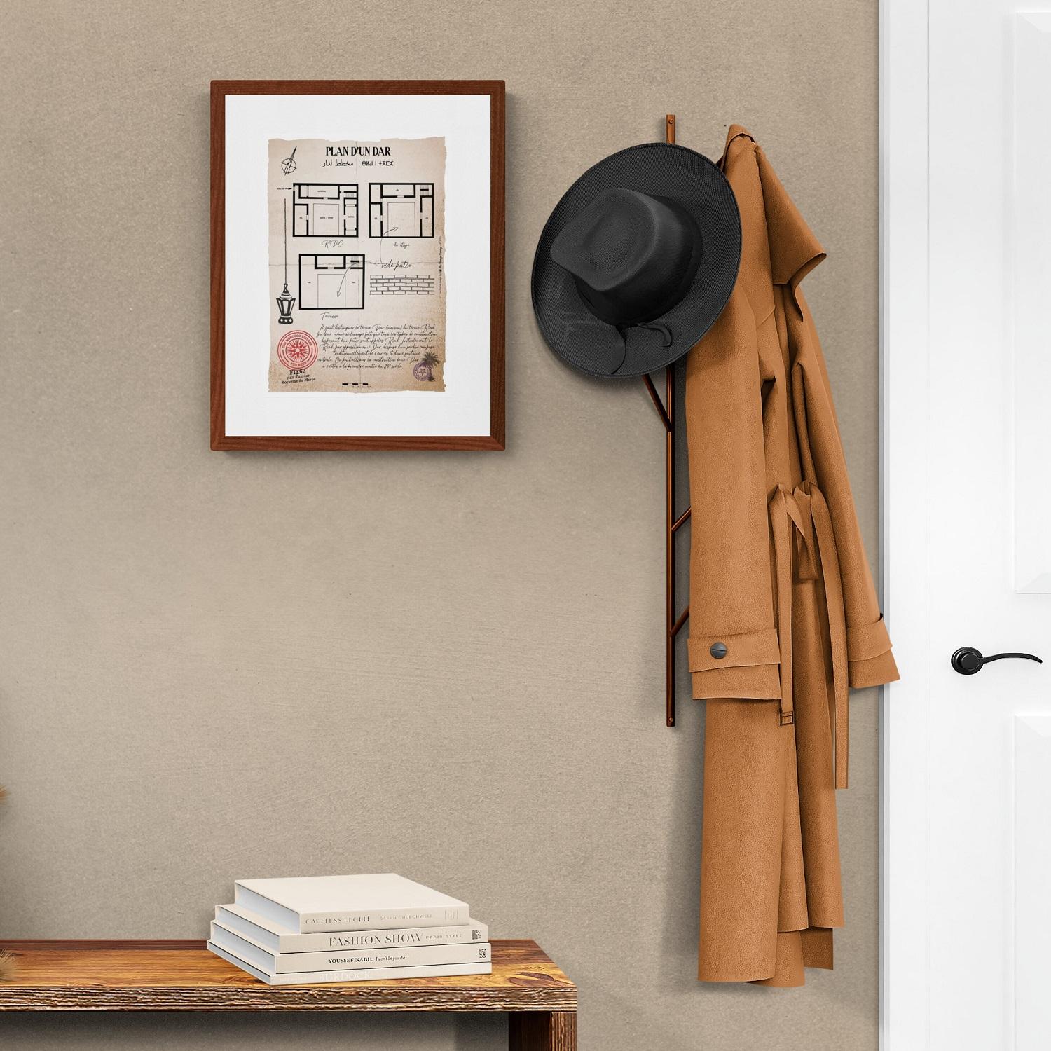 Affiche du plan d'un Dar