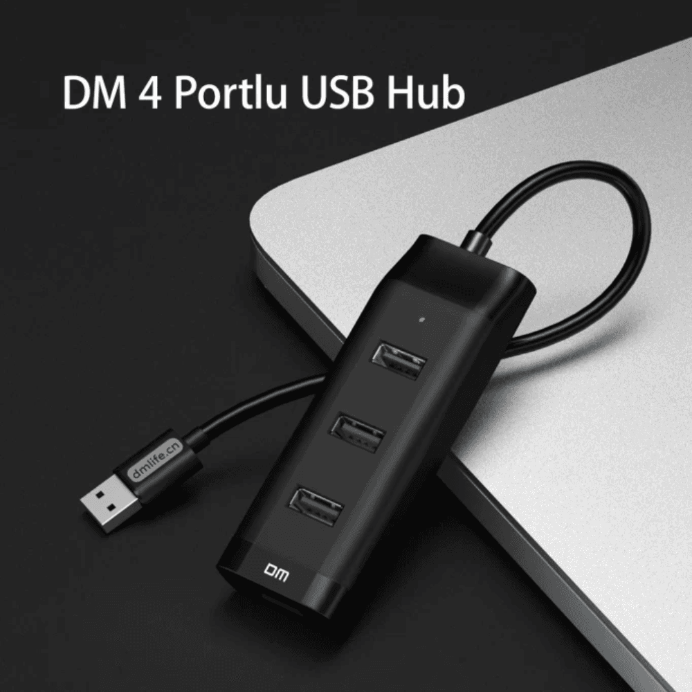 Multiplicateur de Ports USB 4 en 1 – USB 2.0 – DM CHB006