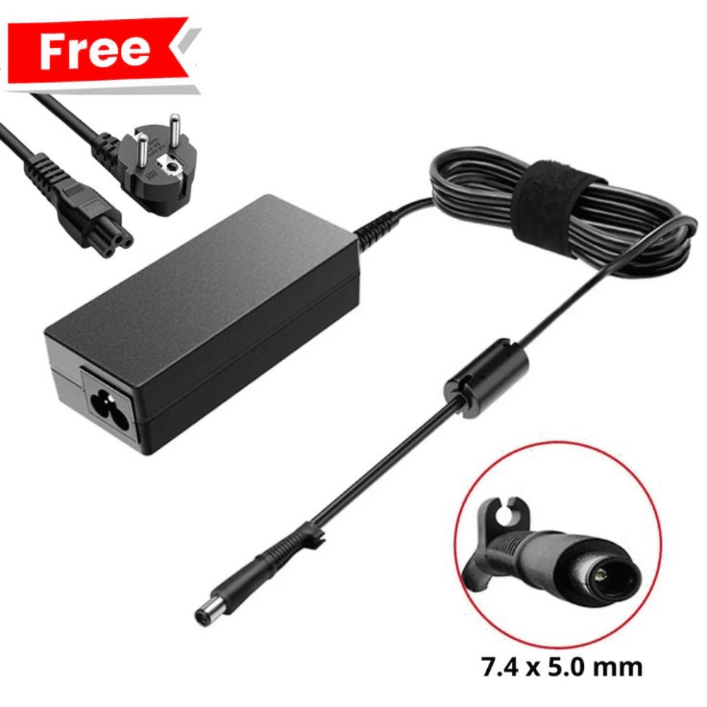 Chargeur pour pc portable HP + cable alimentation Gratuit