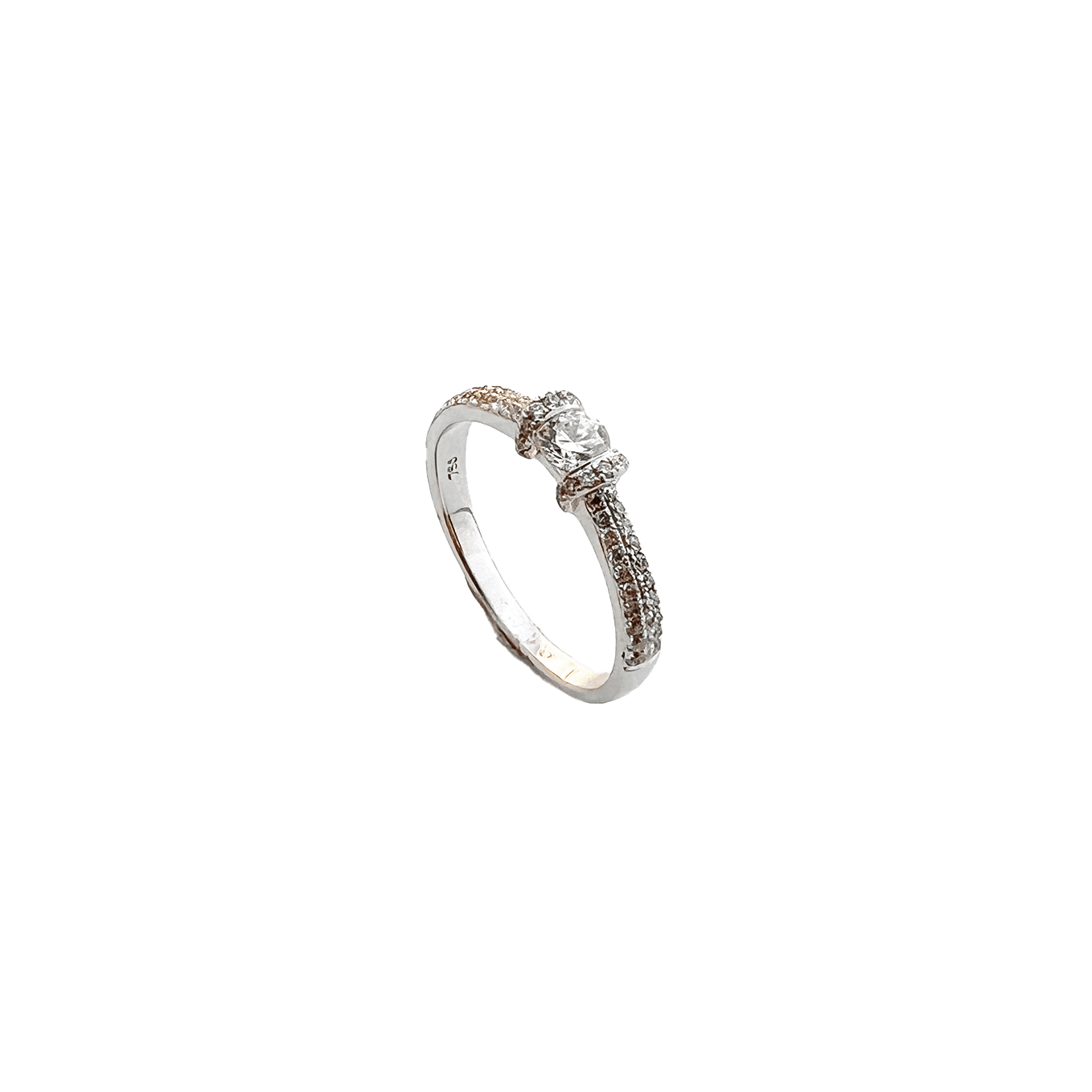 Bague de Fiançailles en Or et Diamant
