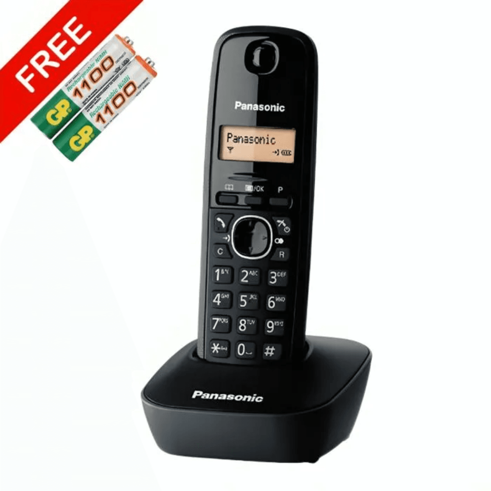 Téléphone Fixe Sans Fil Noir