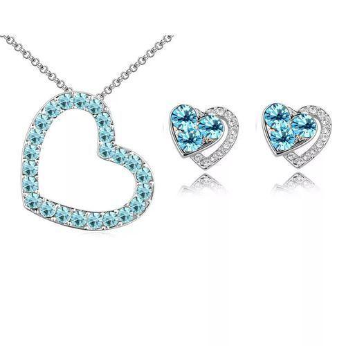 Parure De Bijoux Forme Cœur