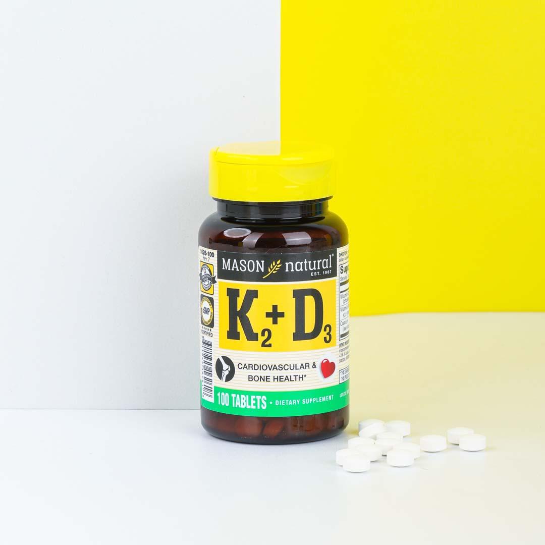 Vitamine K2 & Vitamine D3 – 100 comprimés