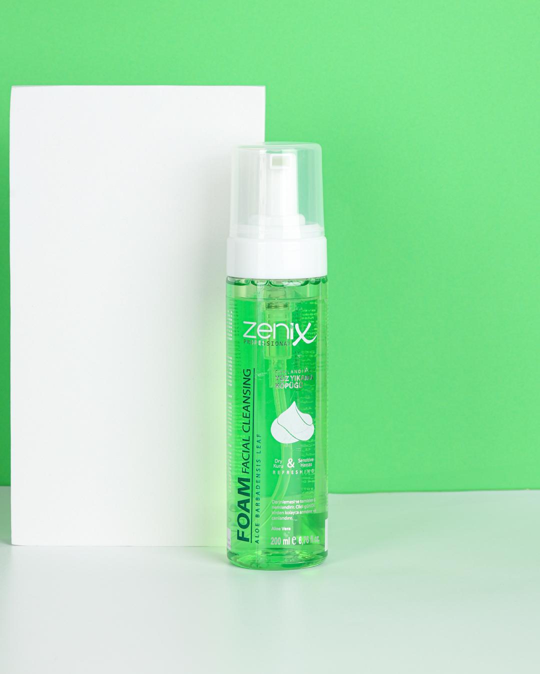 Mousse Nettoyante Visage à l'Aloe Vera