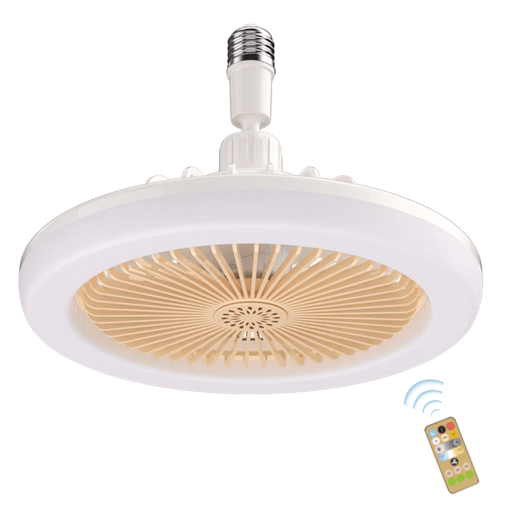 Plafonnier LED a Ventilateur Aromatique avec Telecommande, pour Bureau, Salon, Chambre a Coucher.
