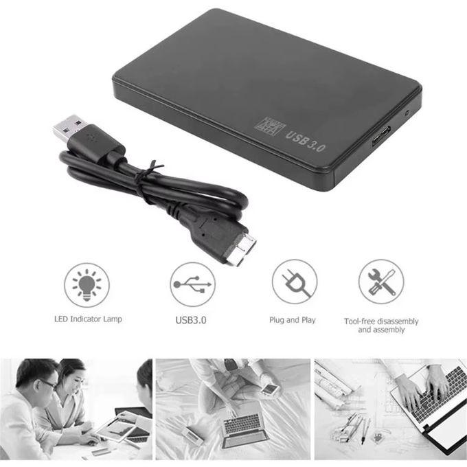 Boîtier de disque dur externe USB 3.0, conçu pour transformer un disque dur interne (HDD ou SSD) de 2,5 pouces en un disque dur externe portable
