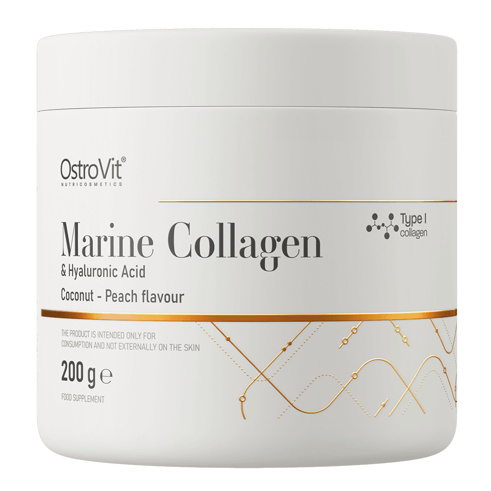 Marine Collagen + Hyaluronic Acid C 200 g Coconut and Peach - Beauté et Santé de la Peau et des Articulations