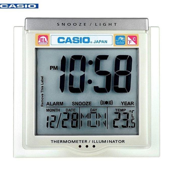 Horloge numérique Reveil Alarme Avec Thermomètre Calendrier Automatique DQ-750F