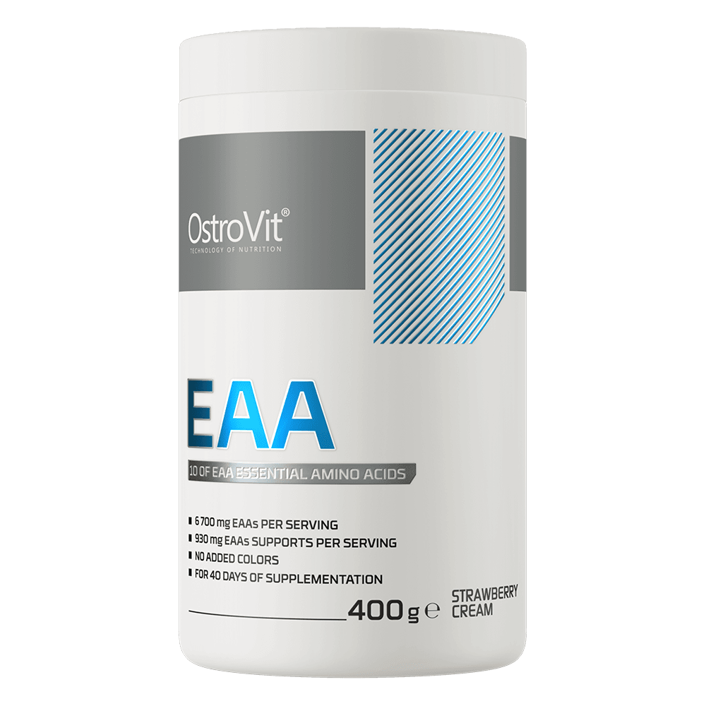 EAA 400 g Creamy Strawberry - Acides Aminés, BCAA, Glutamine & Tyrosine