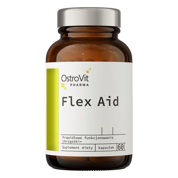 Flex Aid 60 Caps - Complexe de Collagène, Glucosamine, MSM & Vitamine C