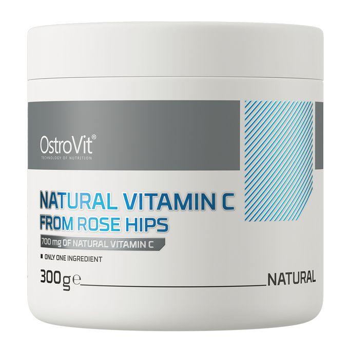 Natural Vitamin C From Rose Hips 300 g Natural - Immunité, Antioxydant