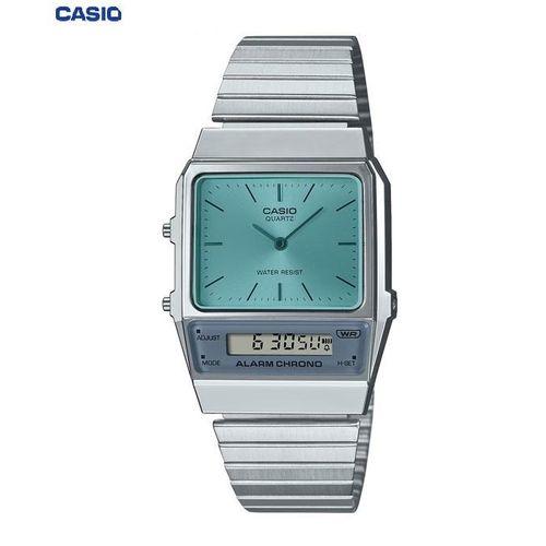 montre electronique avec bracelet metal pour hommes femmes-aq-800ec-2adf