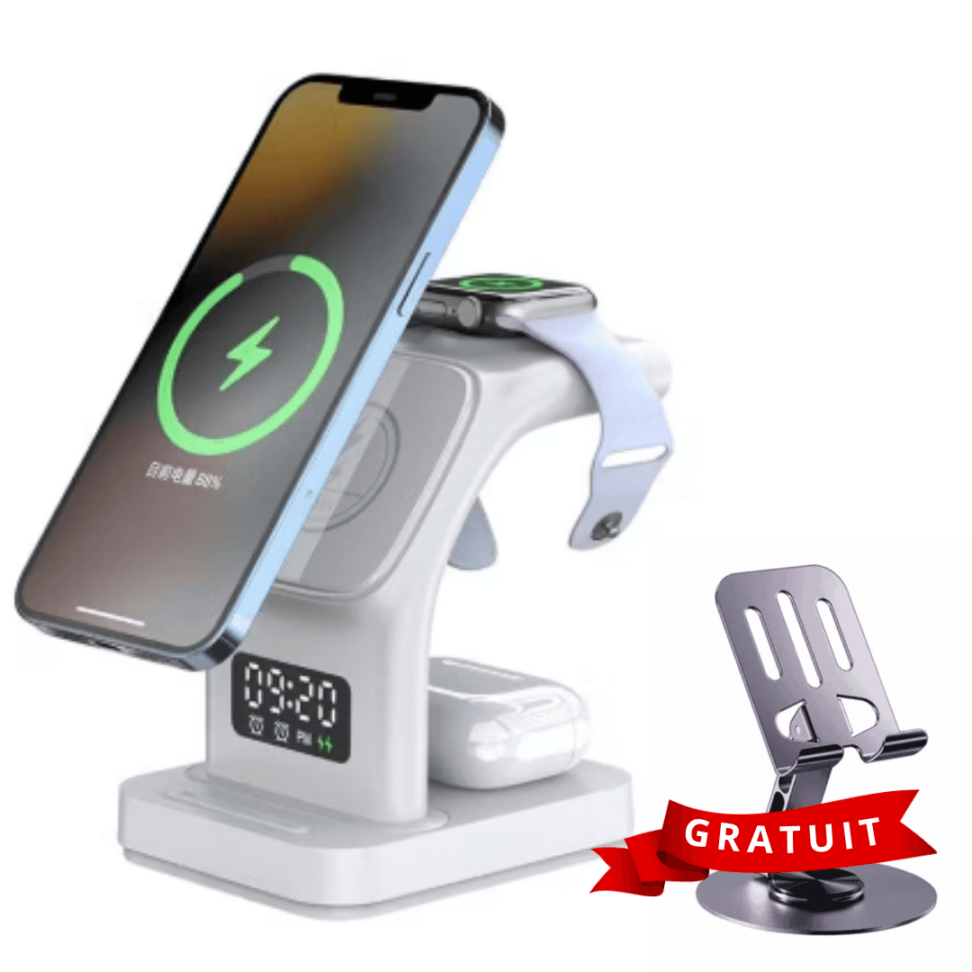 Chargeur Sans Fil Magnétique Multifonction 5 en 1