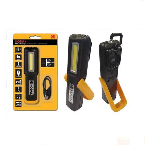 Lampe de Poche Torche LED Rechargeable Multi Usage 150R Longue Portée 10M