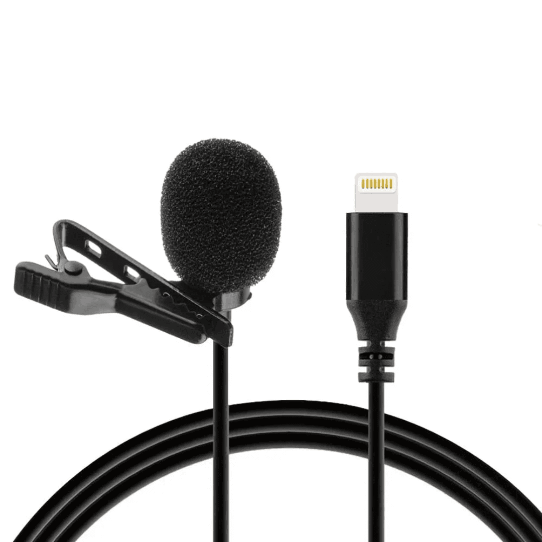 Microphone Lavalier pour Port Lightning (Iphone)